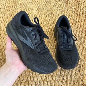 Brooks Ghost 16 Womens Running Shoes Black Ebony athletic 1204071B020 Size 7.5